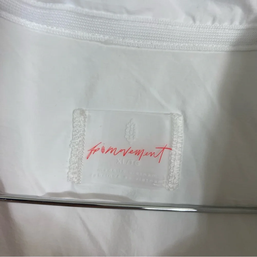 Free People Pippa Packable‎ Quilted Puffer Jacket White XL